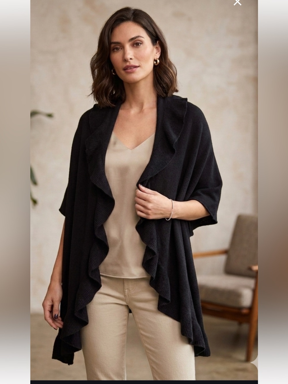 New  Women's Wrap shawl. Perfect for any occasion Elevate any look Black color